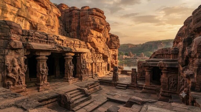 The Badami Chalukyas: Rock-Cut Caves, Structural Temples, and the Cradle of South Indian Architecture