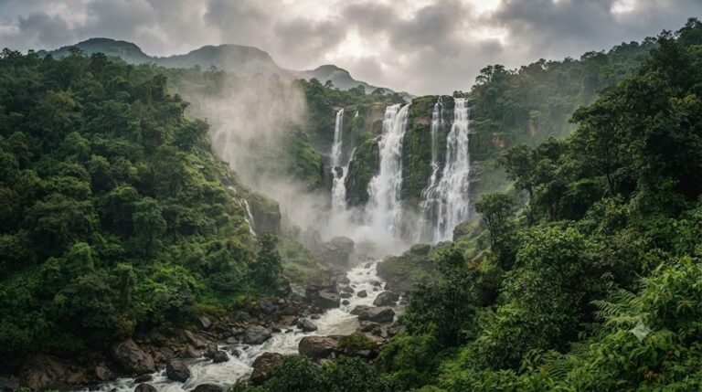 The Magnificent Waterfalls of Karnataka: Jog Falls, Shivanasamudra, Abbey Falls, and River Gorges