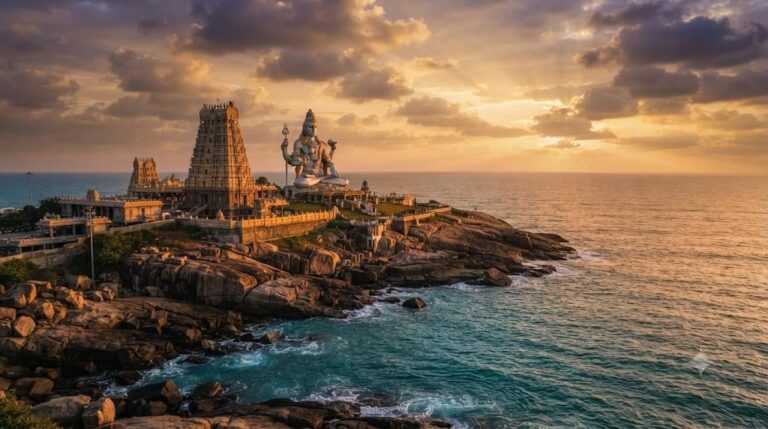Murudeshwar and Coastal Karnataka Temples: Gokarna Mahabaleshwar, Maravanthe, and Sacred Shorelines